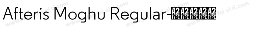 Afteris Moghu Regular字体转换